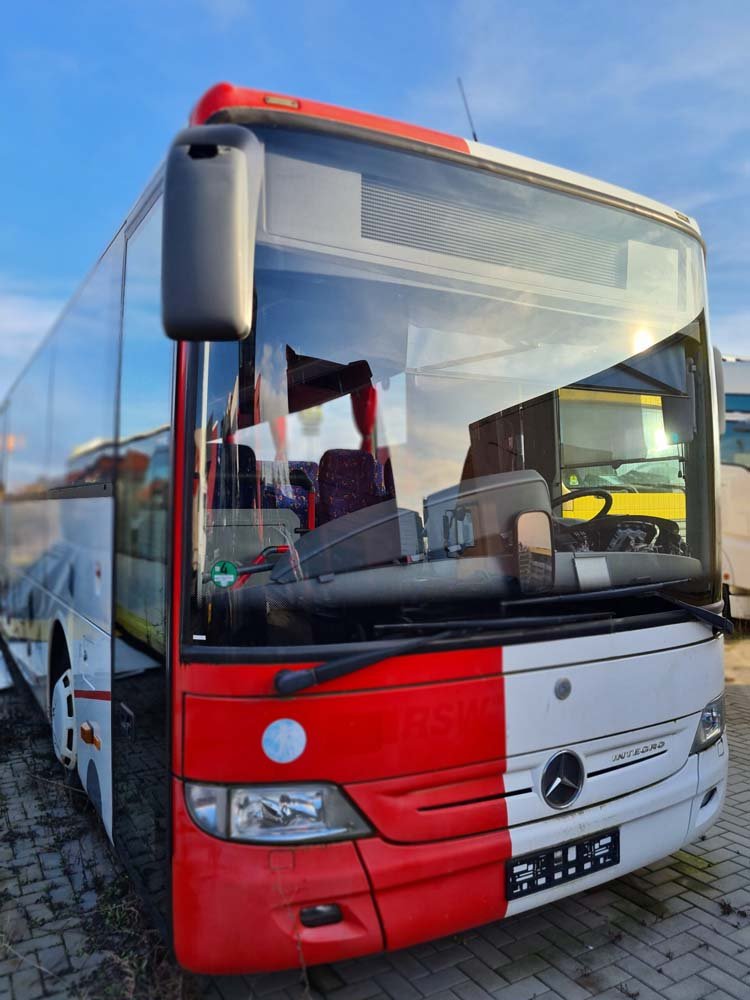 Testfahrzeug 24volt Bus Omnibus Mercedes Intergro Euro 5 rot