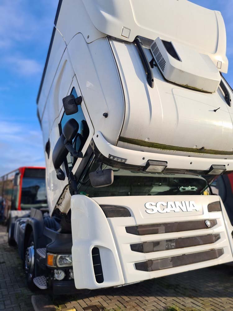 Ttestfahrzeug 24volt LKW Scania R440 Euro 6 weiss